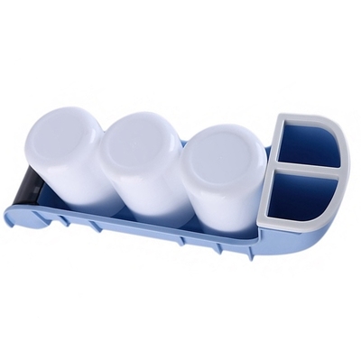 Hot Toilet Toothbrush Rack, Mouthwash Cup Holder,