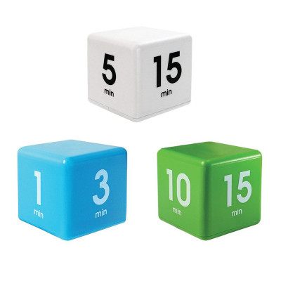 Candy Color Cube Kitchen Timer The Miracle Cube Timer 5/15/3