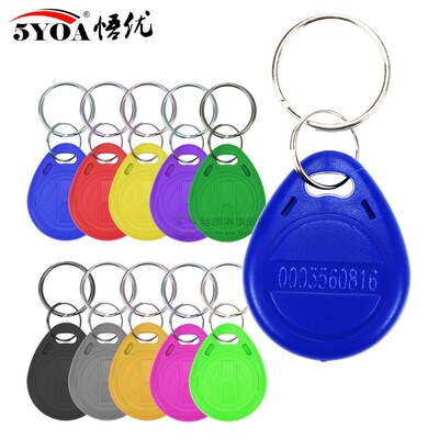 10pcs EM4100 125khz ID Keyfob RFID Tag Tags llaveros llavero
