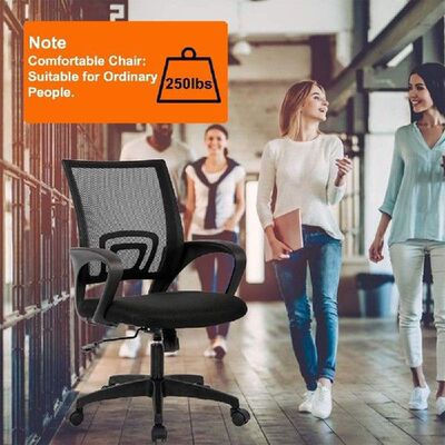 Classic Office Chair With Heavy-duty Base Armrests 360