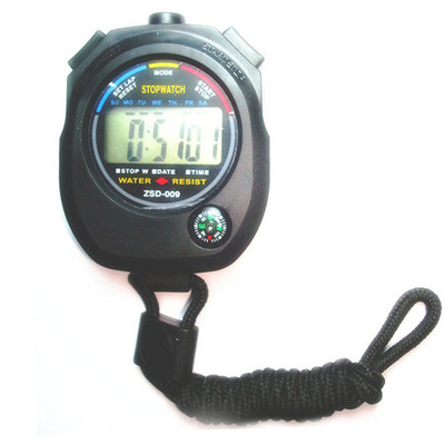 LCD Sports Stopwatch Chronograph Counter Timer Sports Stopwa