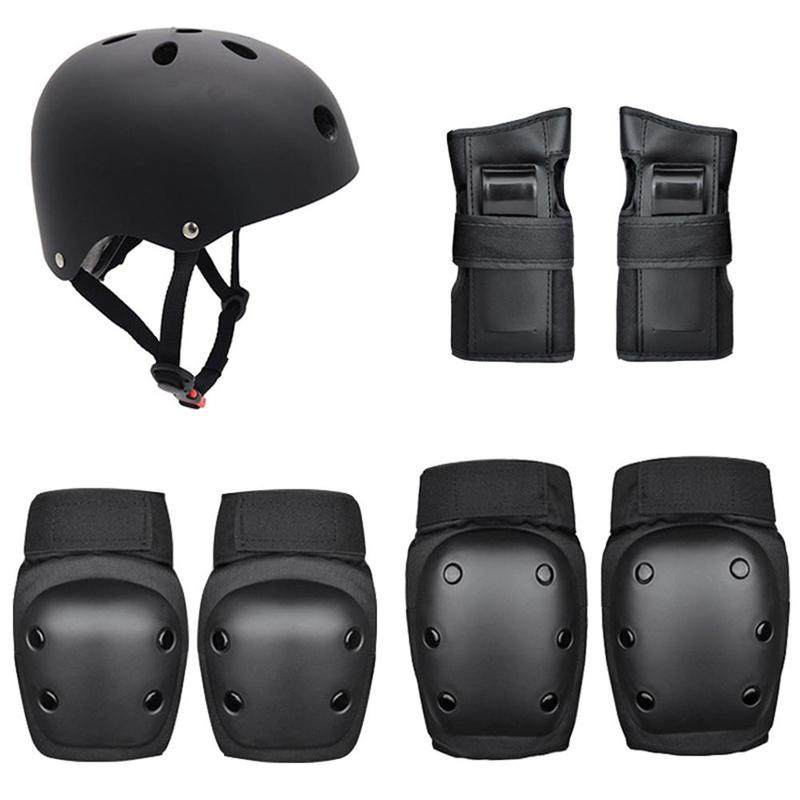 7pcs protective gear skateboarding knee pads elbow pads