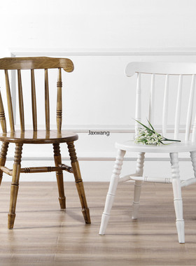 Nordic Dining Chairs American Dining Chair Solid Wood Home