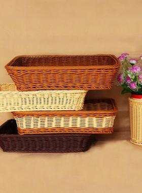 Eco-friendly  Nostalgic Rattan Woven Storage Organizer