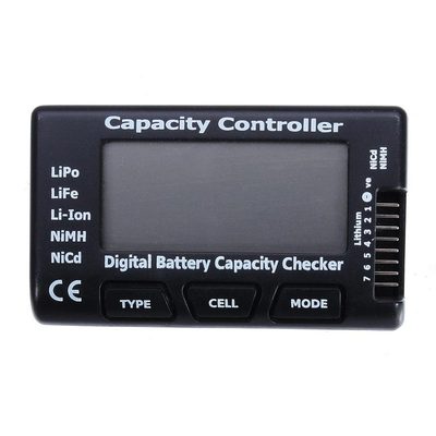 Battery Capacity Check Tester LiPo LiFe Li-ion NiMH NiCd
