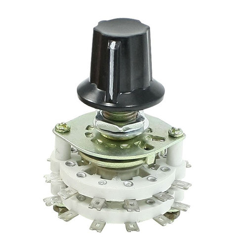 Band Channael Rotary Switch 2P11T 2 Pole 11 Position Dual De