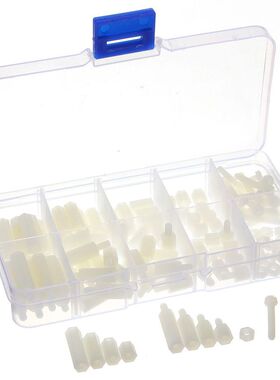 M3 Nylon Hex Screw Nut Spacer Stand-off Varied Length Assort