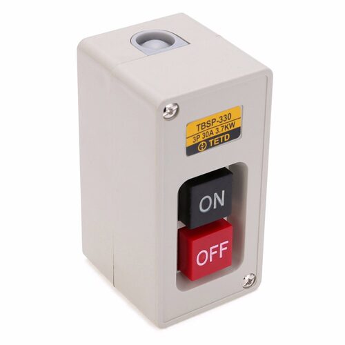 3.7Kw 30A Power ON/OFF Push Button Switch TBSP-330 3 Phase F