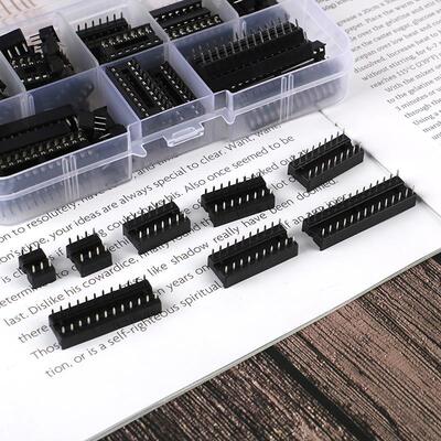 DIP IC Sockets Solder Type Socket Kit 6/8/14/16/18/20/24/28