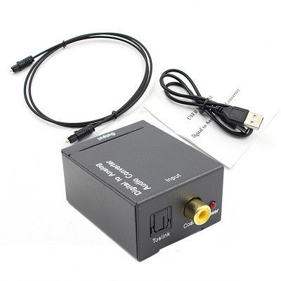 to Audio Converter Adapter Adaptador RCA Signal to Audio Con
