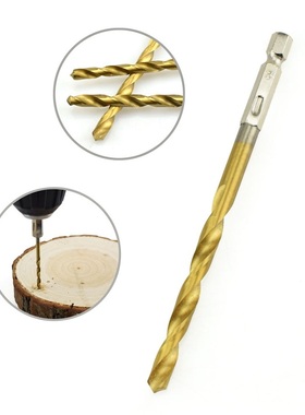 13pcs HSS Drill Set Hex Shanks 1/4 Inch Speed Steel Titanium