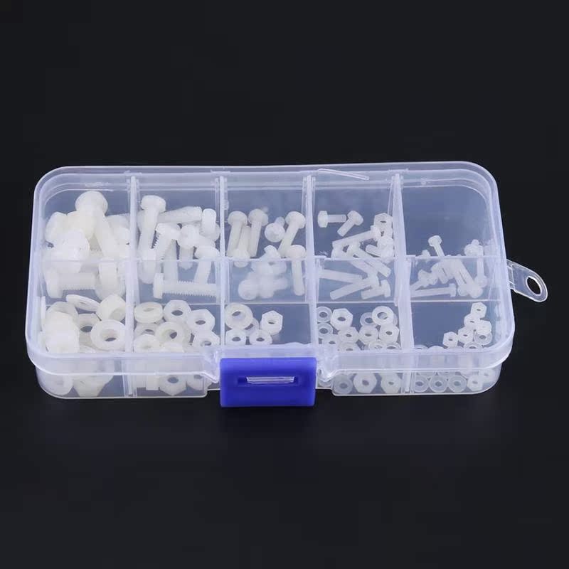 150pcs M2 M2.5 M3 M4 M5 Screws Bolts Nuts Washers Assortment