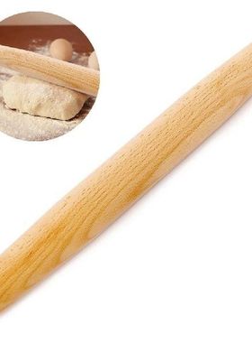 44CM Wooden Rolling Pin Dough Roller Kitchen Utensil Tools