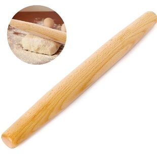 44CM Wooden Rolling Pin Dough Roller Kitchen Utensil Tools