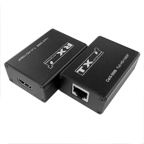 HDMI extender 30 m single cable without external power suppl