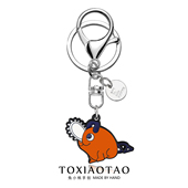 电锯人动漫周边二次元 金属钥匙扣恶魔波奇塔可爱小狗包包挂件挂饰