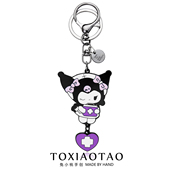 可爱卡通日本三丽鸥库洛米爱心医生钥匙扣包包挂件公仔书包挂饰品