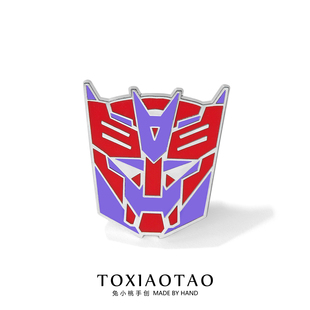 汽车人标志胸针擎天柱威震天珐琅别针变形金刚潮流百搭书包配饰品