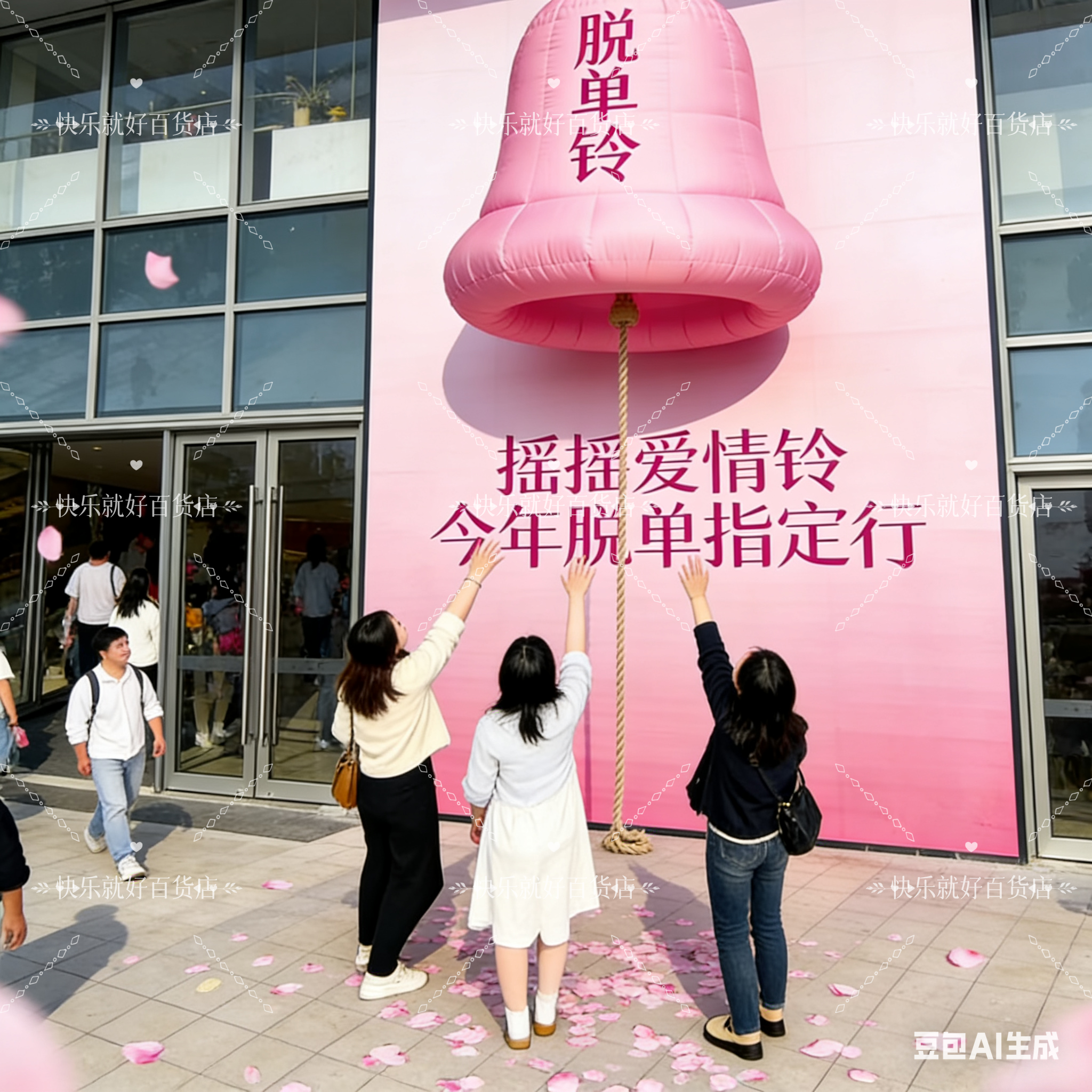定制脱单铃充气气模网红创意节日悬挂商场中庭户外打卡美陈道具,节庆用品/礼品,充气气模,淘宝优惠券,粉丝福利购,淘宝优惠卷