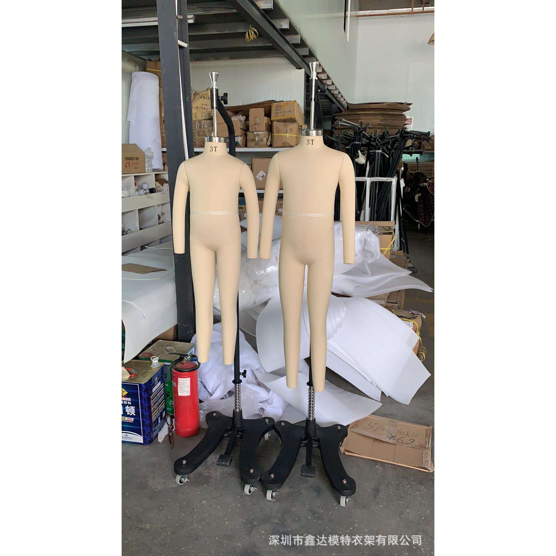欧美码婴儿打版人台模特欧码3T全身童装裁剪模特5T儿童模特人台
