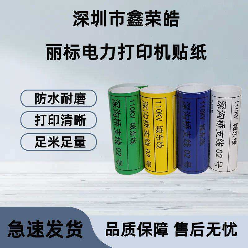 丽标KB3000原装宽幅打印机贴纸标签纸电力电信220/260/300mm*20m