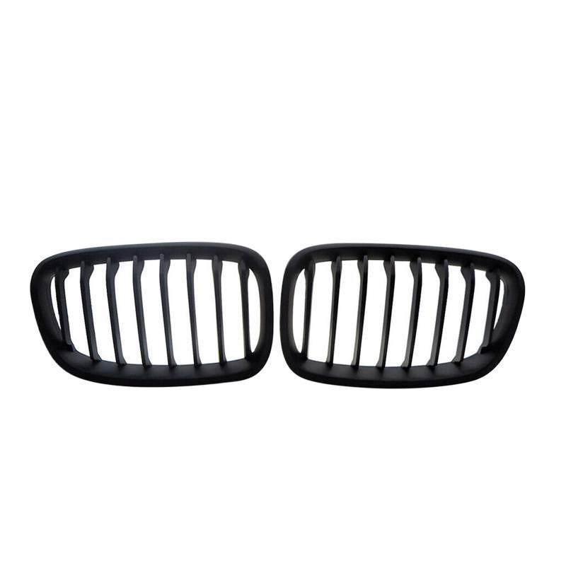 适用11-14宝马F20中网改装1系前杠黑色进气格栅汽车配件汽配零件