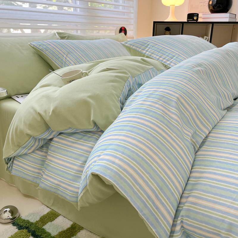 磨毛被套单件150x200x230cm家用双人被罩学生宿舍四件套