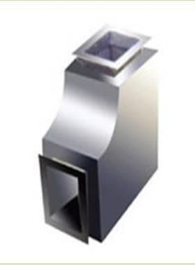 微孔板消声弯头消声器TZP靖江新联销售服务中型企业