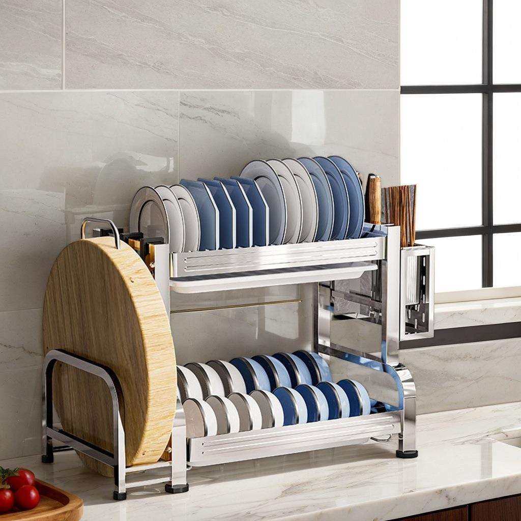 台面收纳沥水架厨房碗盘置物架多功能厨房不锈钢碗柜置物架,畜牧/养殖物资,畜牧/养殖器械,淘宝优惠券,粉丝福利购,淘宝优惠卷
