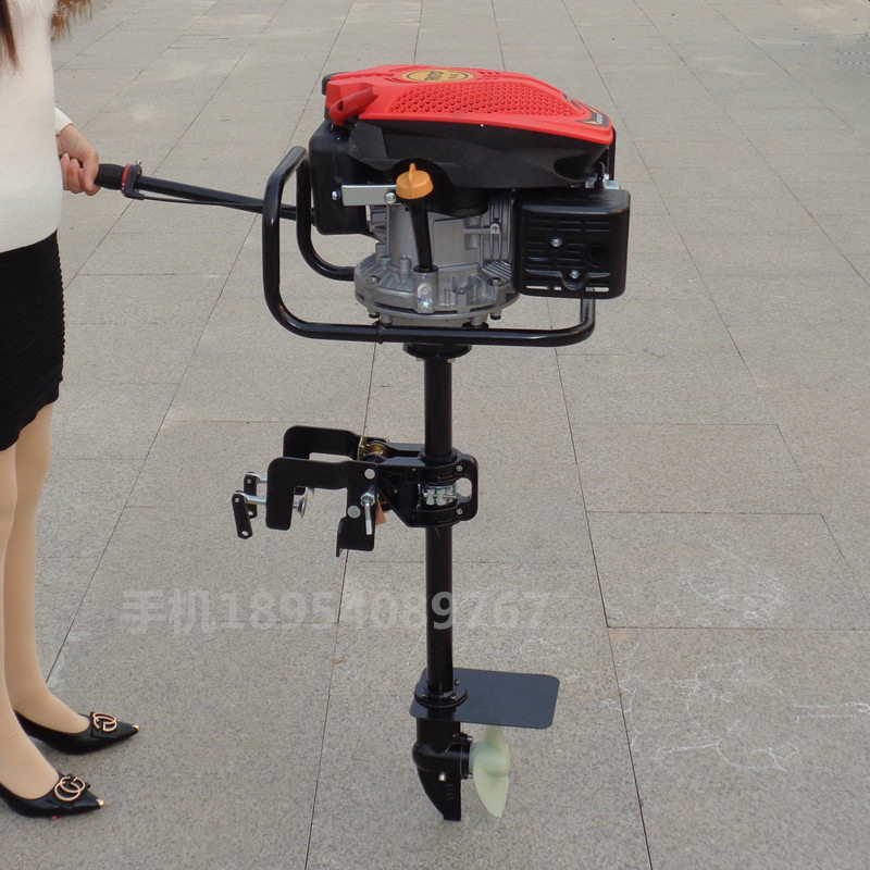 9hp10hp汽油船挂机 四冲程挂桨机渔船船尾机推进器配件
