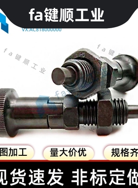 平端分度销 自锁旋钮柱塞 PXYAF PFYKF  8L 10L 12L