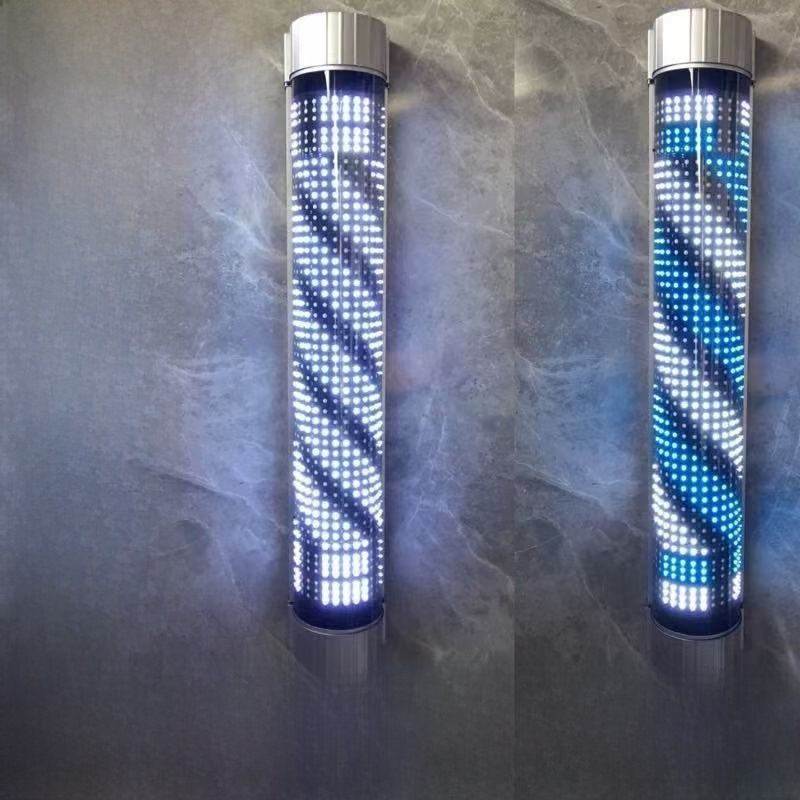 美发店新款带人头LED灯转灯发廊挂转灯墙理发店壁挂户外半圆电子,商业/办公家具,美发转灯,淘宝优惠券,粉丝福利购,淘宝优惠卷