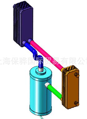 20Nm³/min不锈钢板式预冷器有30或45bar两个高压版本都兼容16bar
