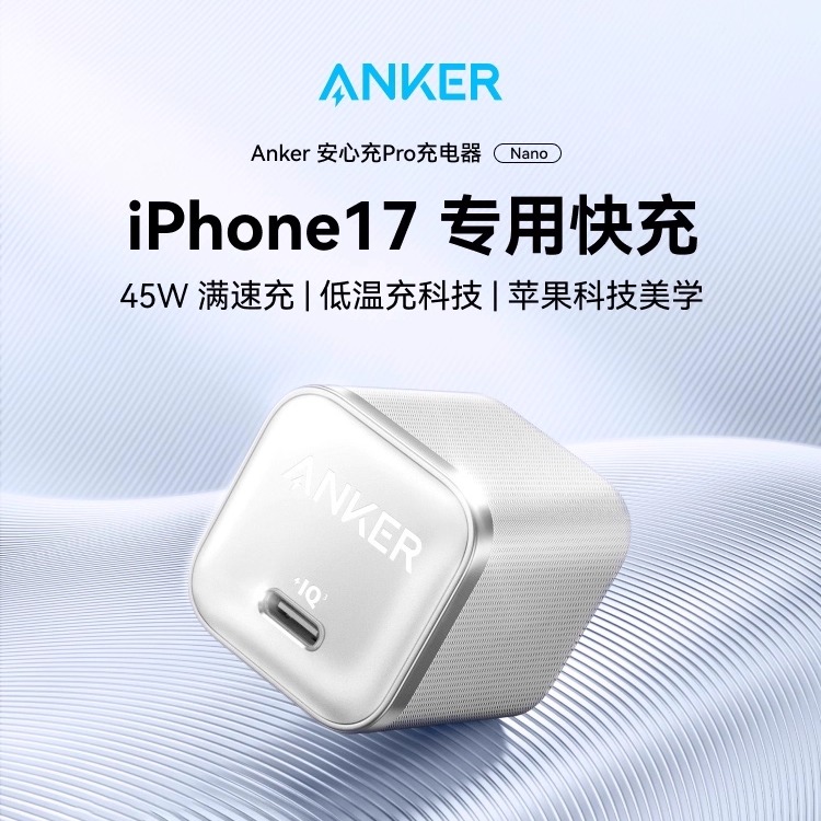 Anker安克45W充电器安心充Pro