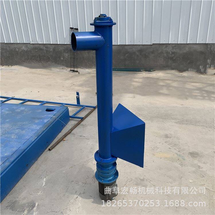 粮食入库螺旋散粮机槽型有轴螺旋输送机污泥螺旋绞龙提升机