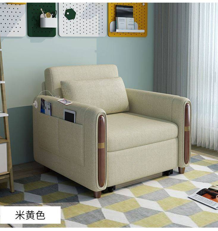 90公分折叠沙发床 单人办公1米两用客厅2022年新款多功能推拉阳台