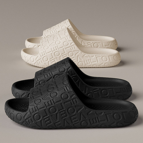 防滑EVA户外印花居家凉拖鞋情侣