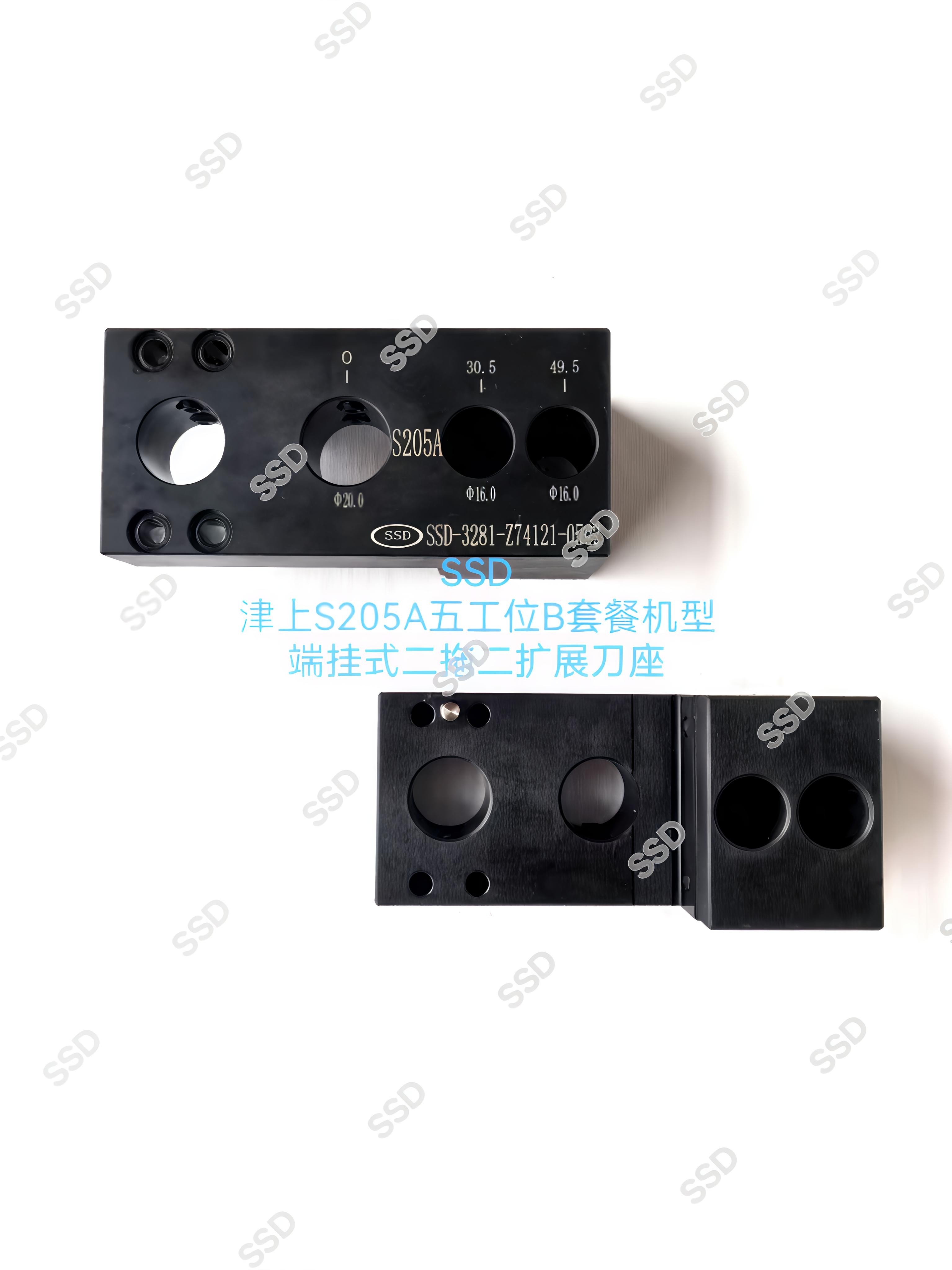 走心机津上系列BO265S205扩展刀座一拖一侧固一拖二二拖二