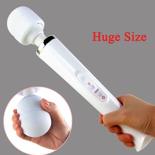 Huge Female Magic Wand Vibrator, USB Rechargeable Large AV W
