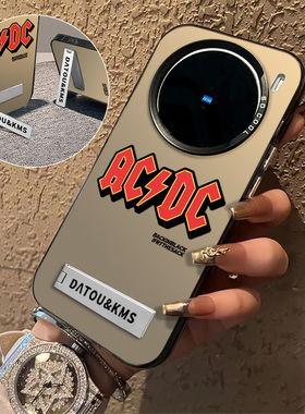 VACDC英文适合vivox100pro手机壳男款vivox90个性新款x80创意高级感x60超薄iqoo12/11/10防摔s17/16保护套