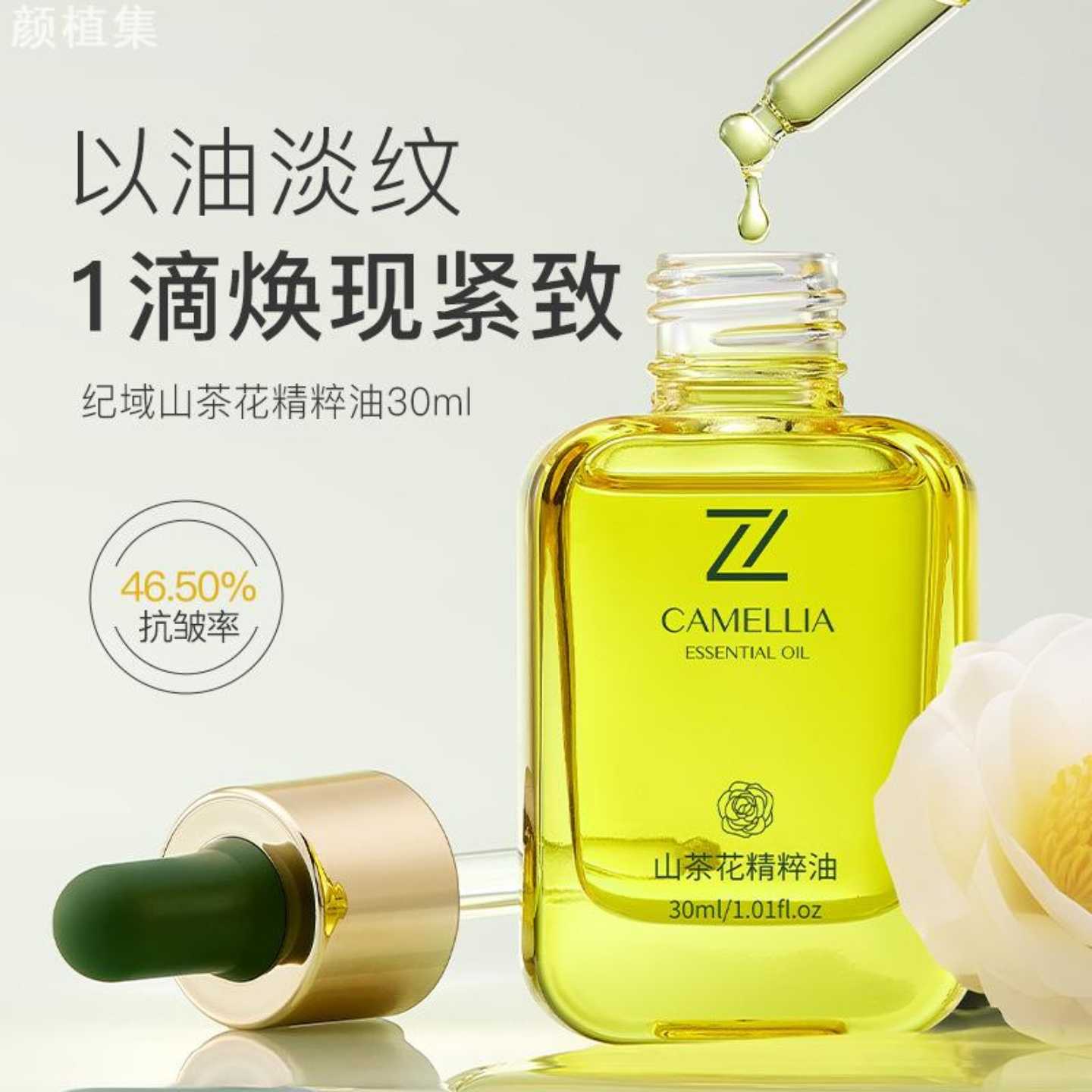 纪域山茶花精粹油以油养肤紧致