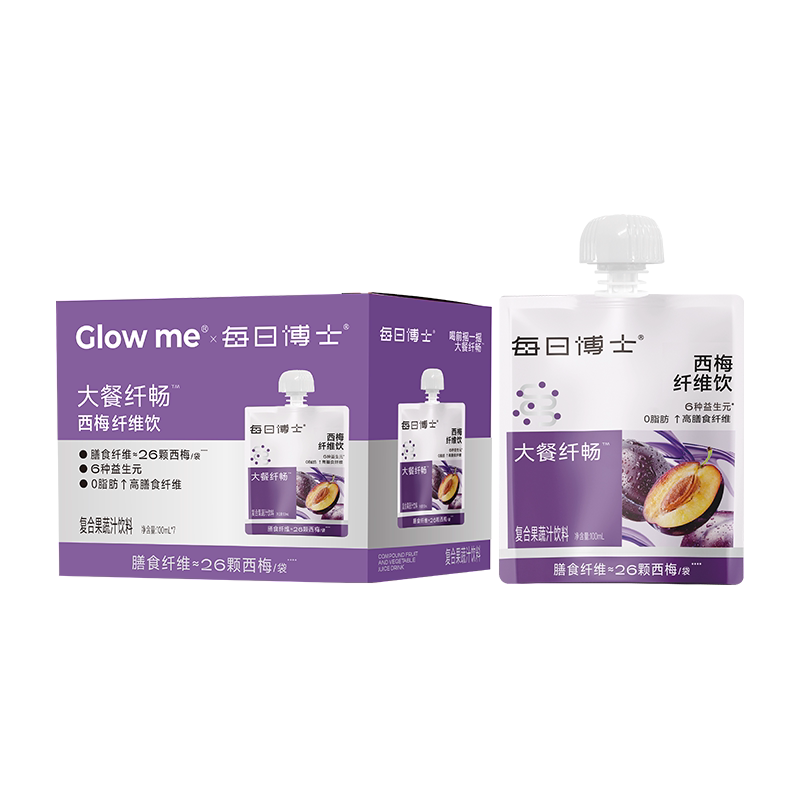 每日博士西梅纤维饮排便膳食纤维大餐救星噗噗饮非酵素果冻图片