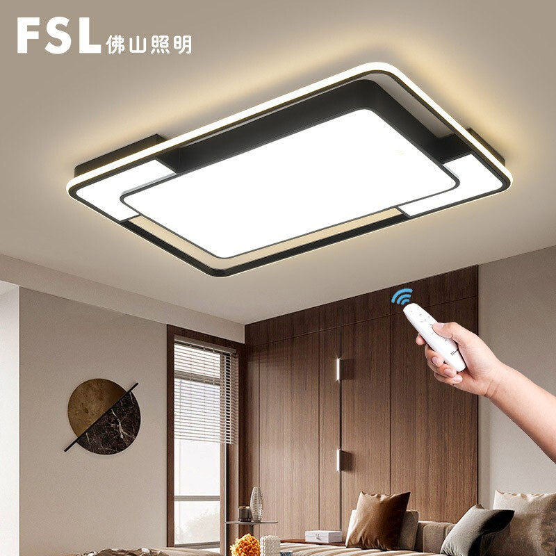 佛山照明几何现代大气家用北欧客厅灯简约新款创意卧室灯具吸顶灯