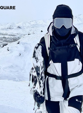UZSQUARE 未限 3L eVent 拼接专业单双板经典滑雪服