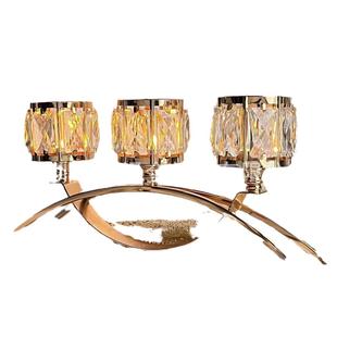 北欧铁艺玻璃烛台餐桌家用家居装 饰浪漫烛光晚餐道具婚庆三头蜡烛