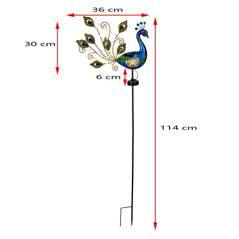 铁艺太阳能草坪花园户外庭院园林装饰新款地插动物造型摆件孔雀灯,家装灯饰光源,草坪灯,淘宝优惠券,粉丝福利购,淘宝优惠卷