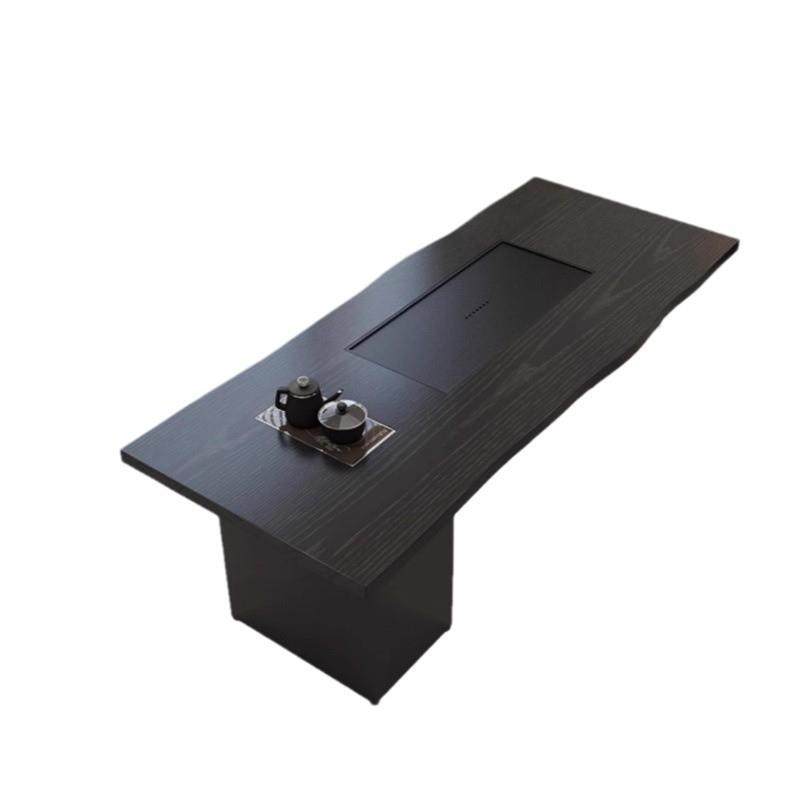 侘寂风实木茶桌椅组合阳台茶几茶盘茶台一体办公客厅会客泡茶桌,商业/办公家具,茶台/茶桌,淘宝优惠券,粉丝福利购,淘宝优惠卷