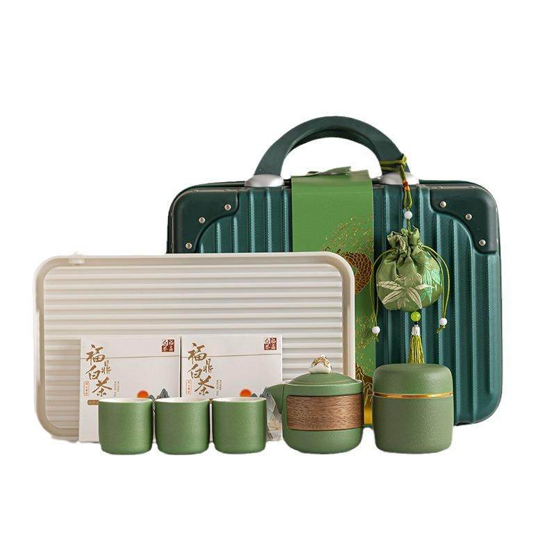 端午节陶瓷礼品定制logo公司商务活动送客户旅行茶具实用伴手礼品,餐饮具,茶具礼盒,淘宝优惠券,粉丝福利购,淘宝优惠卷