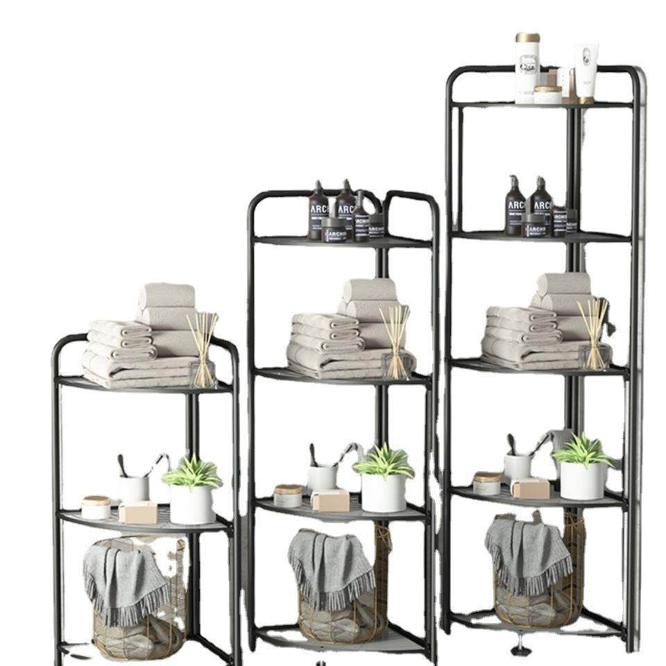 免安装浴室置物架卫生间折叠厕所洗手间收纳架子多层三角架落地款,收纳整理,书桌收纳置物架,淘宝优惠券,粉丝福利购,淘宝优惠卷