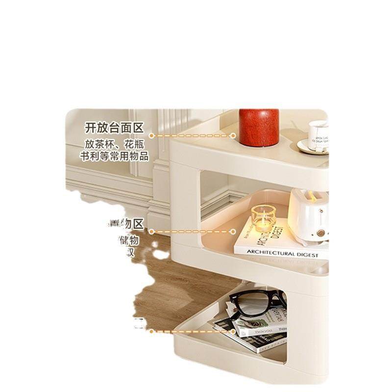 小型床头柜简约现代家用卧室床头置物架子带灯铁艺创意可移动边几,住宅家具,角几/边几,淘宝优惠券,粉丝福利购,淘宝优惠卷